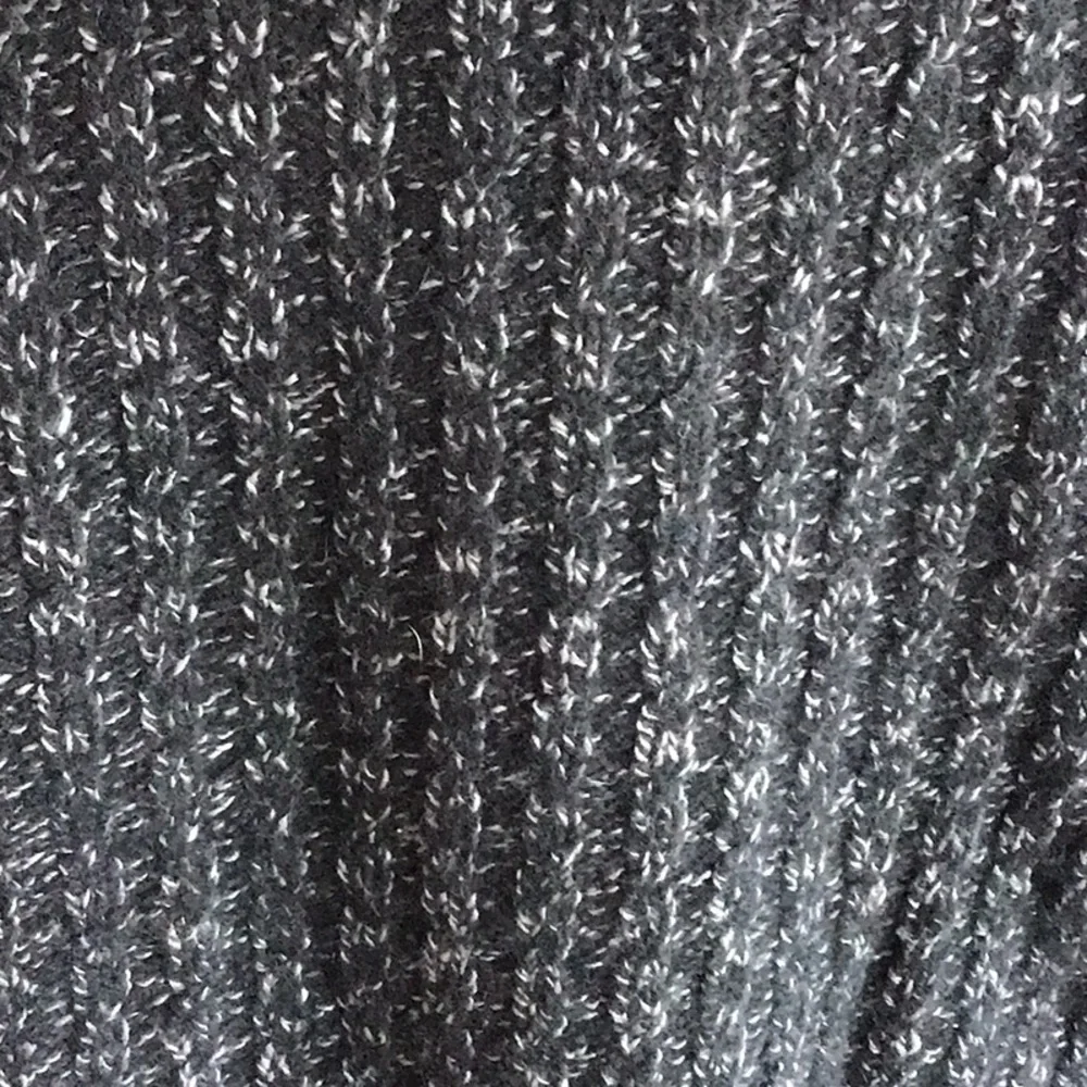 H&M black lambs wool blend button collar turtleneck long sleeve knit sweater M - Picture 13 of 13